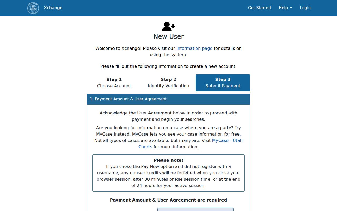Utah XChange court records for the Provo residents directory