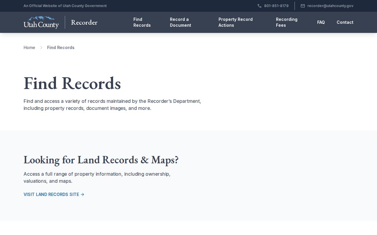 Provo historical records for the Provo residents directory
